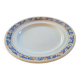 Longwy compote dish “Frivolité” – antique earthenware with geometric decoration