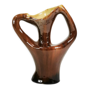 Modernist vase, Ceramika Krakowska, designed by M. Garga, 1960s