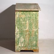 Old bedroom chest of drawers with green tones (c.1920) #8