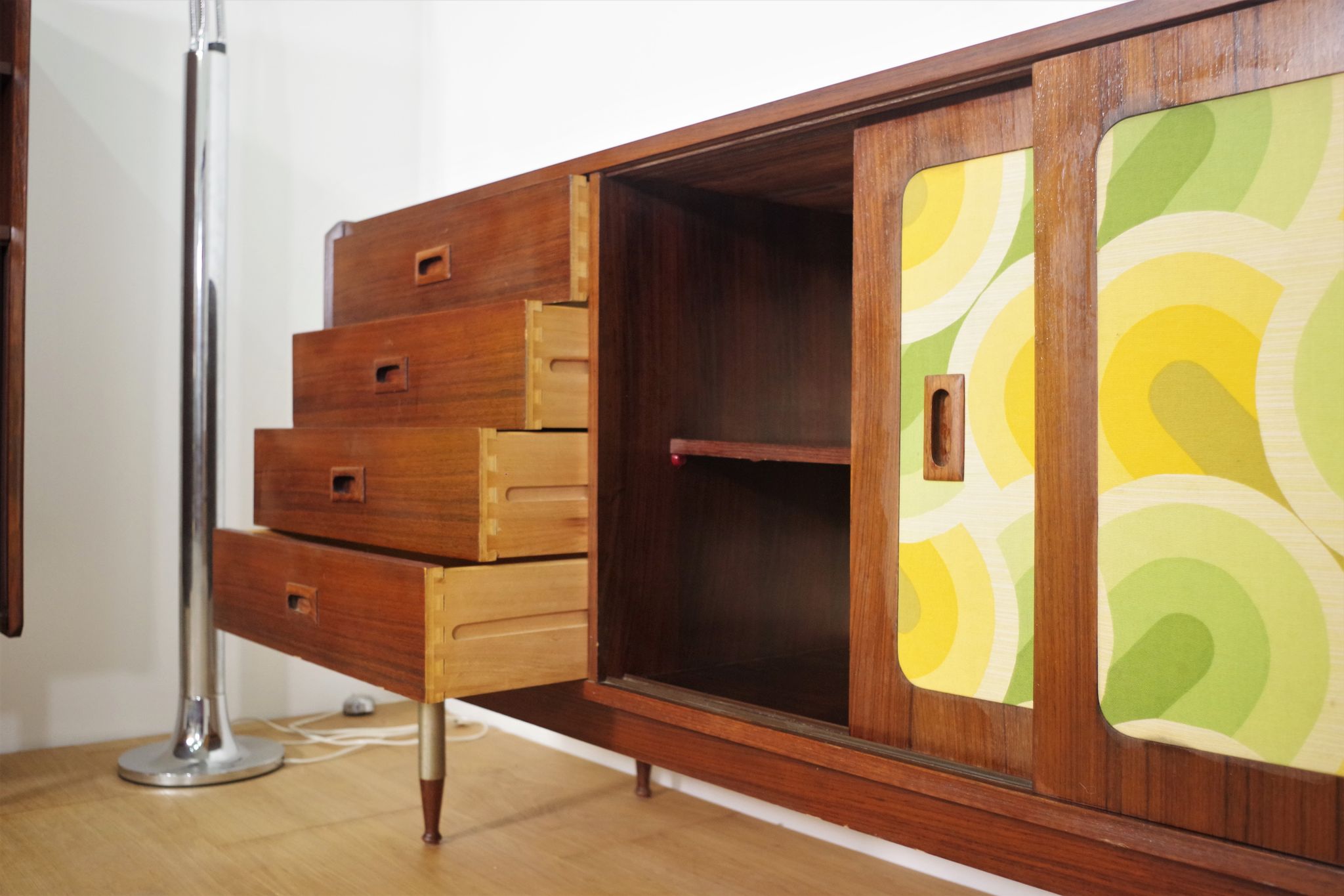 Sideboards in teak, 1960