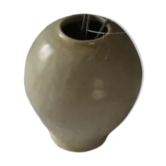 Vase boule en grès