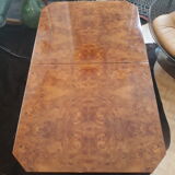 Coffee table with integrated bar in walnut magnifier of Mario Sabot