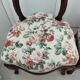 Paire de chaises Louis Philippe assisse tissu