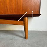 Vintage Danish Highboard teak and oak