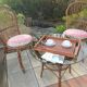 Rattan garden furniture / vintage 60s-70s