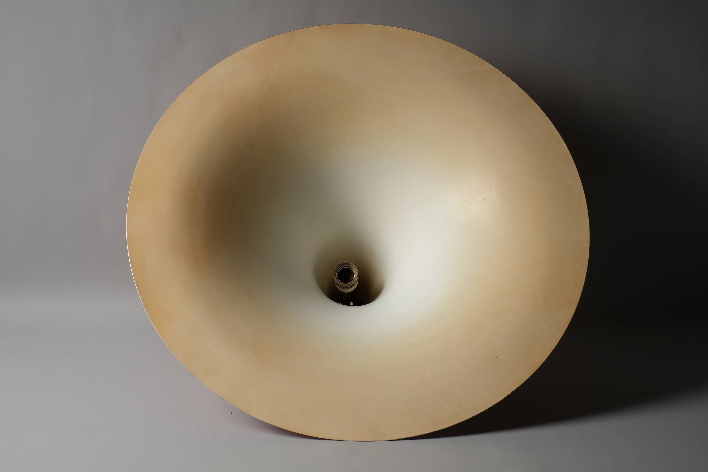 Suspension sorcière XL Massive Lighting, orange laqué, Belgique, 1960s