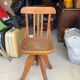 Solid wood notary desk and swivel American chair