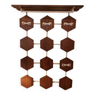 Porte manteau losange design 70
