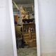 Large bevelled Art Deco mirror