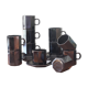Arcoroc cup and sub-cup set