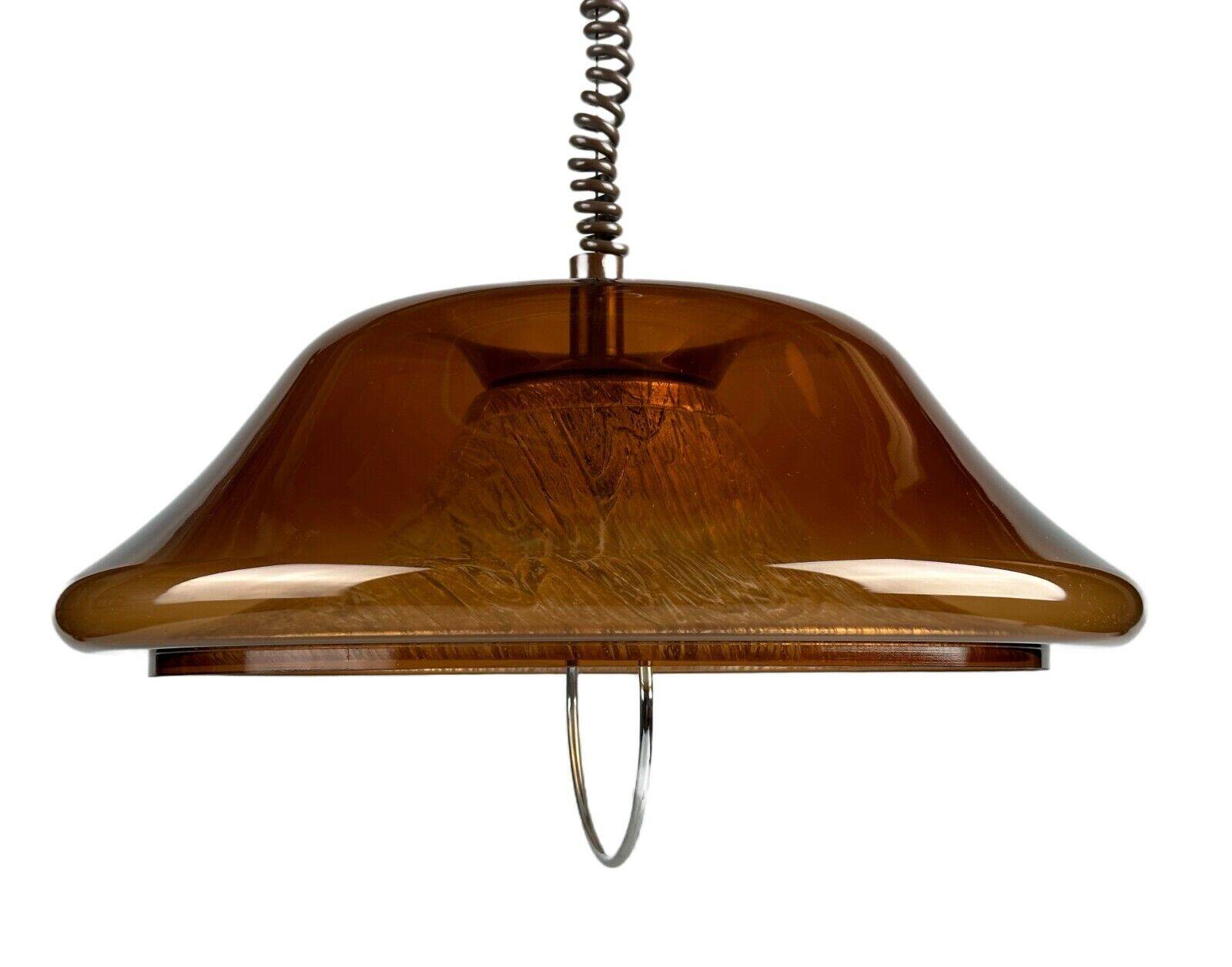 60s 70s ceiling lamp hanging lamp acrylic plastic metal space age design