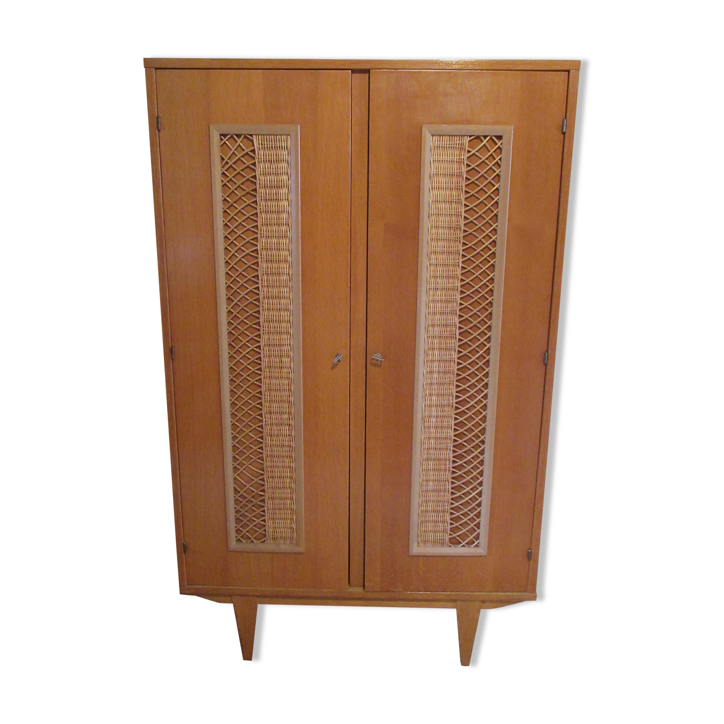 Parisian rattan cabinet