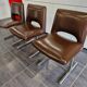 Set of 3 designer chairs by Georges Frydman, 1960s
