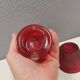 Reversible glass candlesticks with a conical shape for tealights or candles