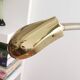 Adjustable swing arm modernist floor lamp