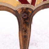 Stool seat, France, circa 1910.