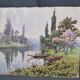 Georges Planes (1897-1977) Valley Landscape, Riverbank (double-sided)