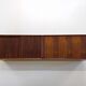 Poul Cadovius Royal System Rosewood Wall Mounted Sideboard 5