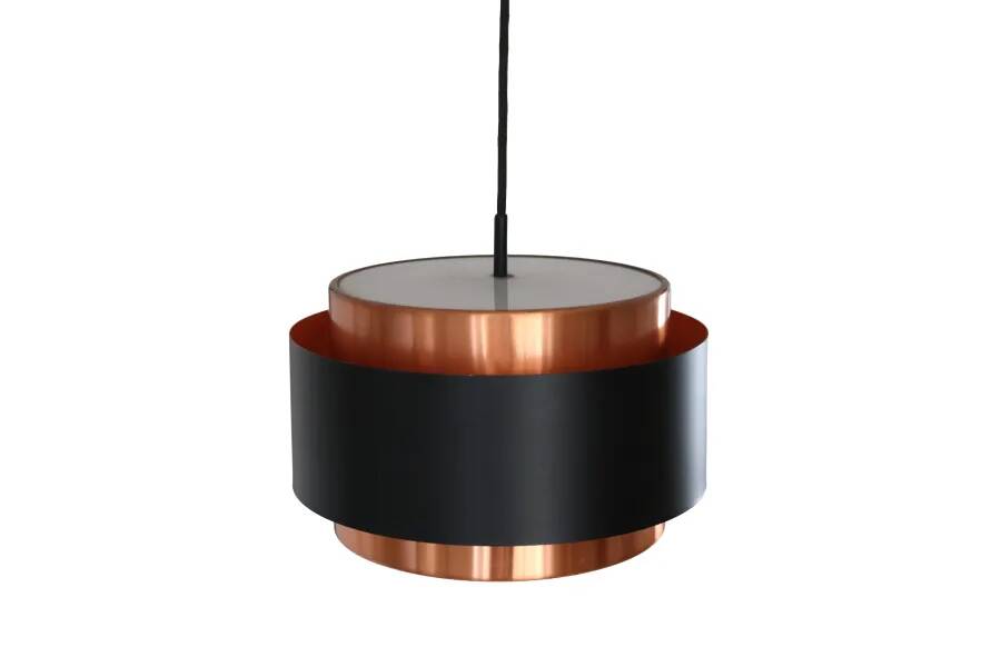 Lampe suspendue Saturn en cuivre Jo Hammerborg par Fog and Morup
