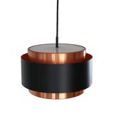 Lampe suspendue Saturn en cuivre Jo Hammerborg par Fog and Morup