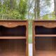2 Louis XV wooden Bibus bookshelves from the 1990s.