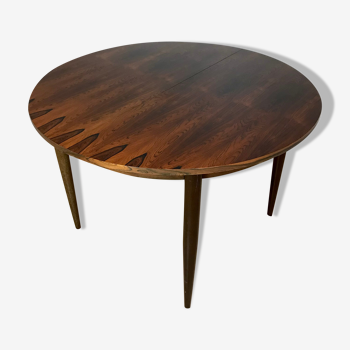 Round rosewood dining table 1960