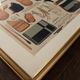 Framed lithograph "horse riding saddlery Alp Camille", late 20th century