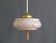 Art Deco Stab-Pendant Light with Marbled Glass Shade, Germany 1930s