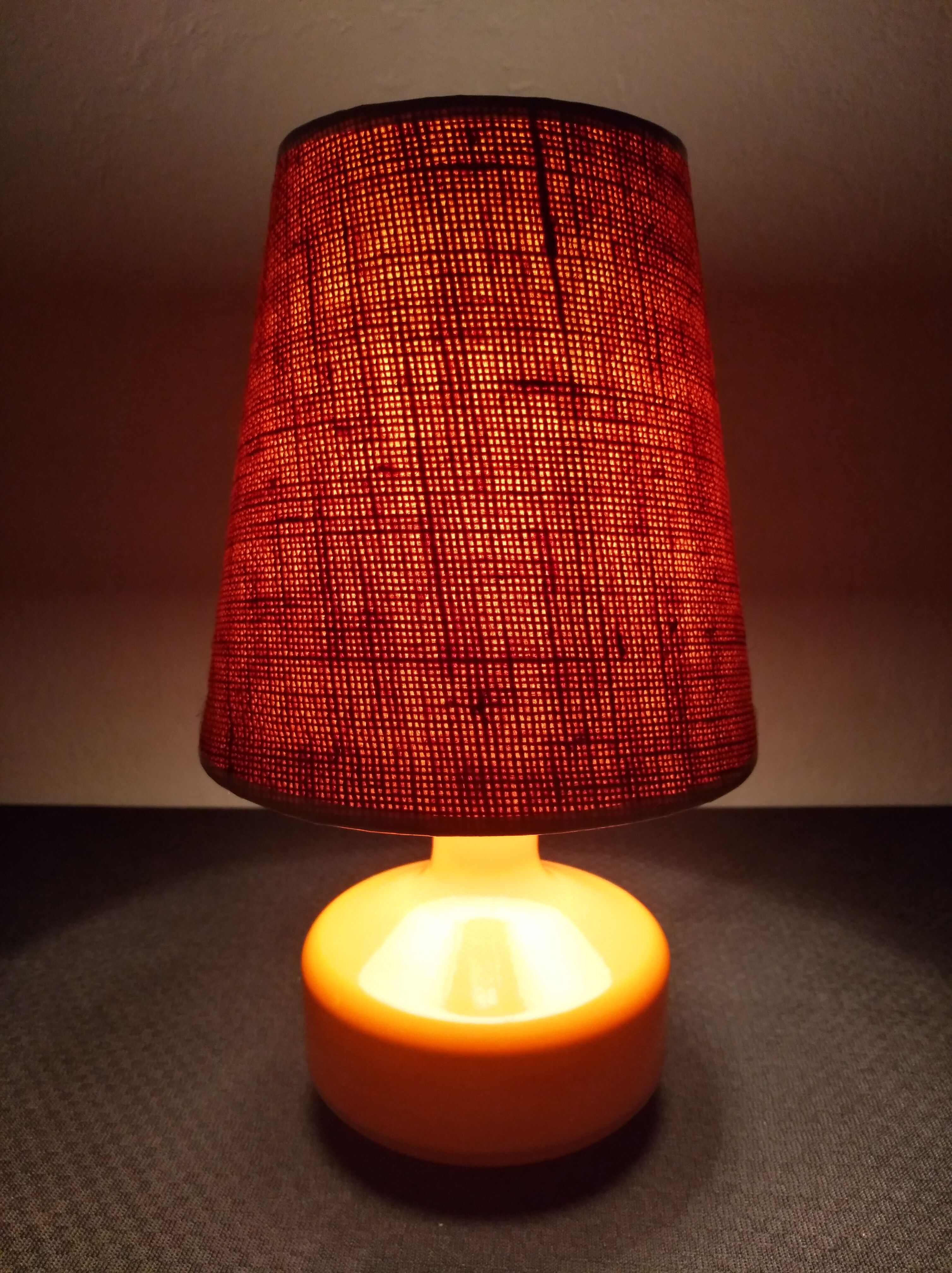 Bedside lamp of the 70s
