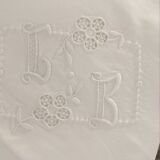 Embroidered pillowcase C B.