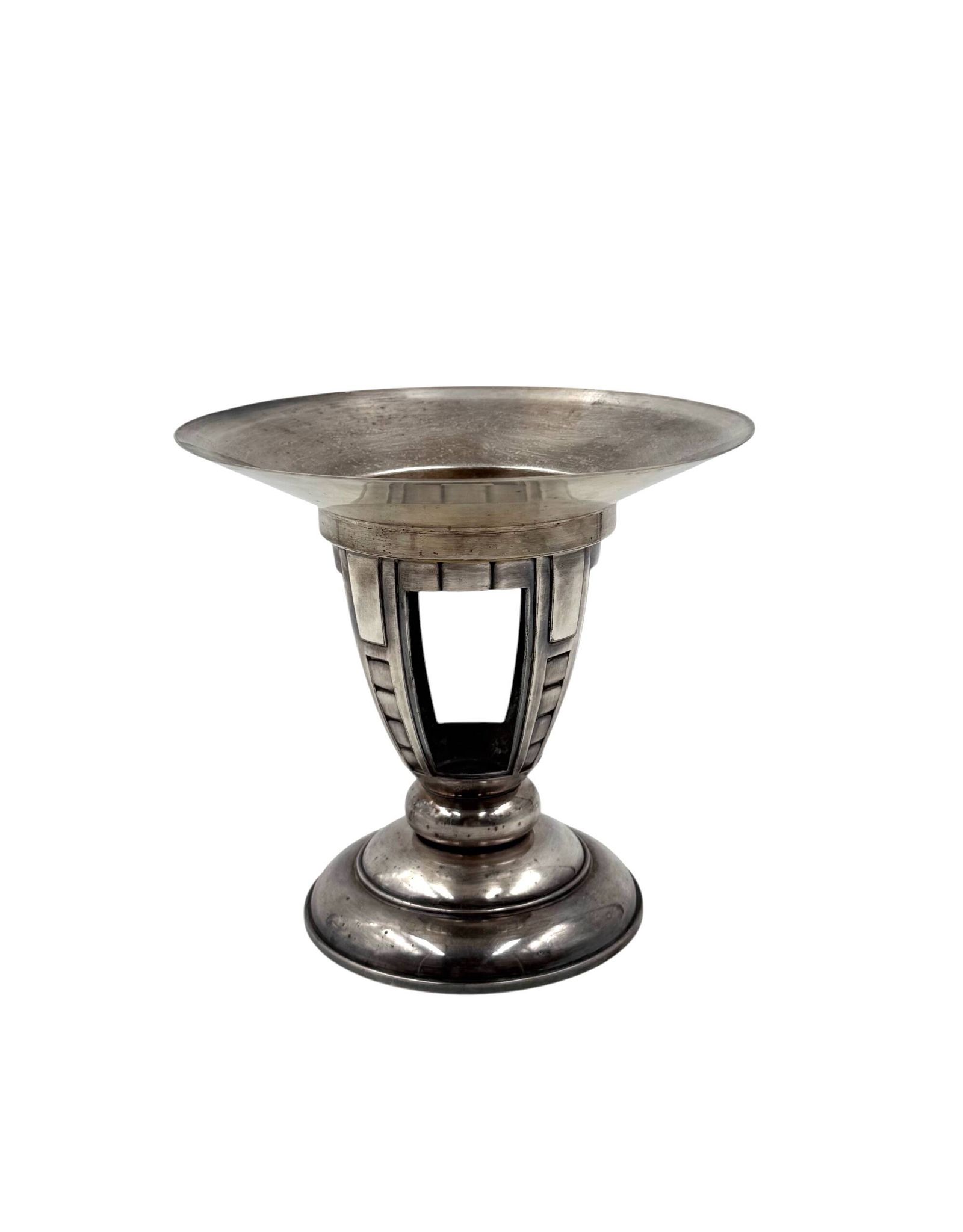 Art Deco silver-plated coup / vide poche, France 1940s