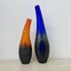 Set of 3 Monica Backstrom for Kosta boda Sweden Moonlanding vases