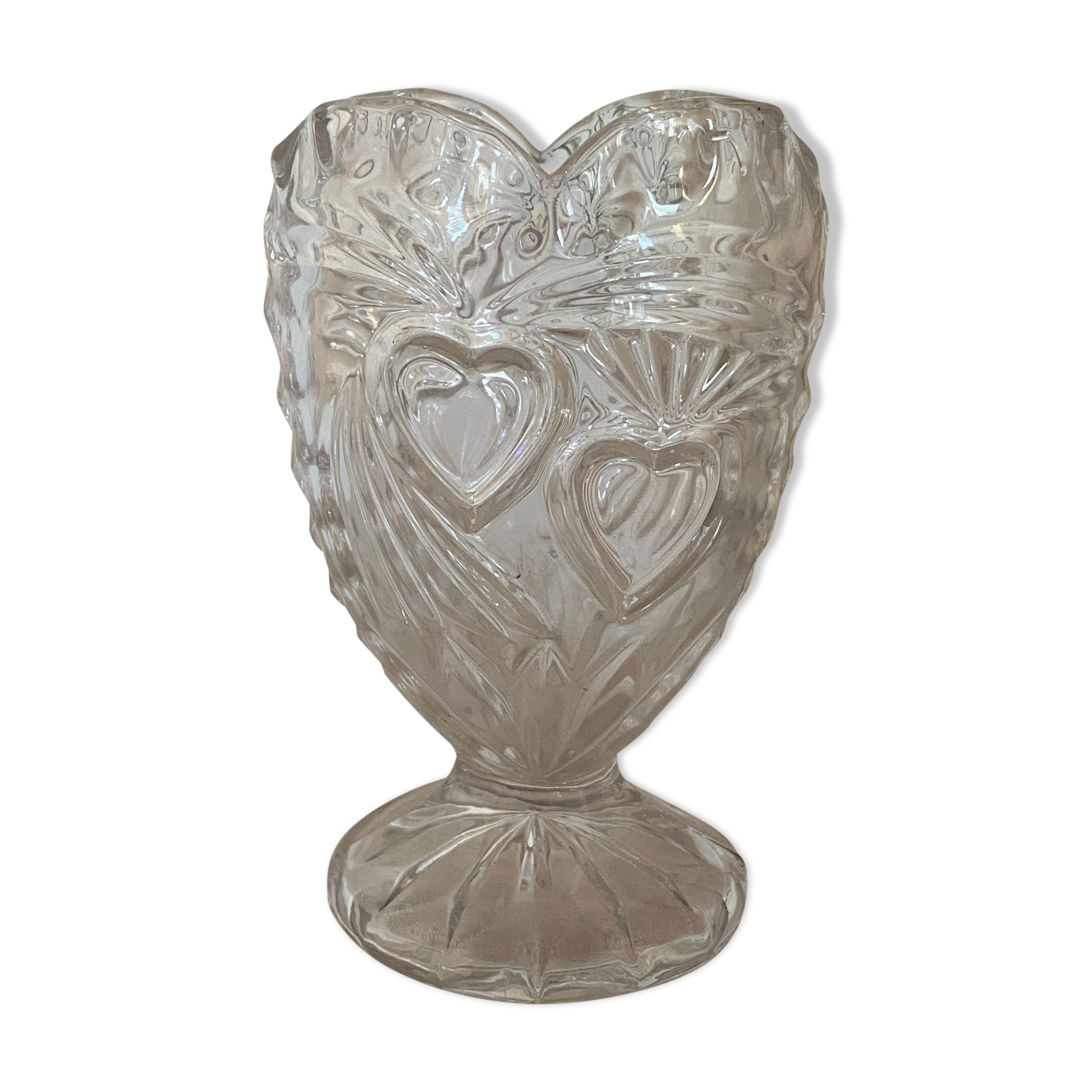 Original antique crystal vase