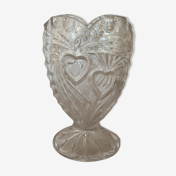Vase en cristal ancien original