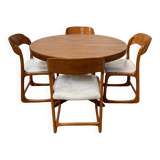 Set of table and 4 sled chairs from Baumann