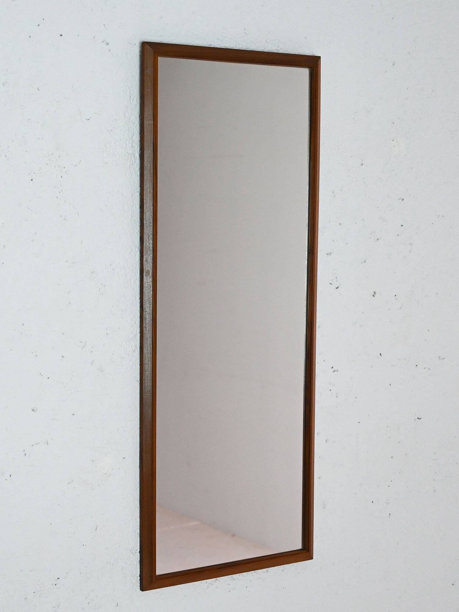 Miroir rectangulaire vintage en chêne