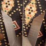 70s brushed steel magazine rack