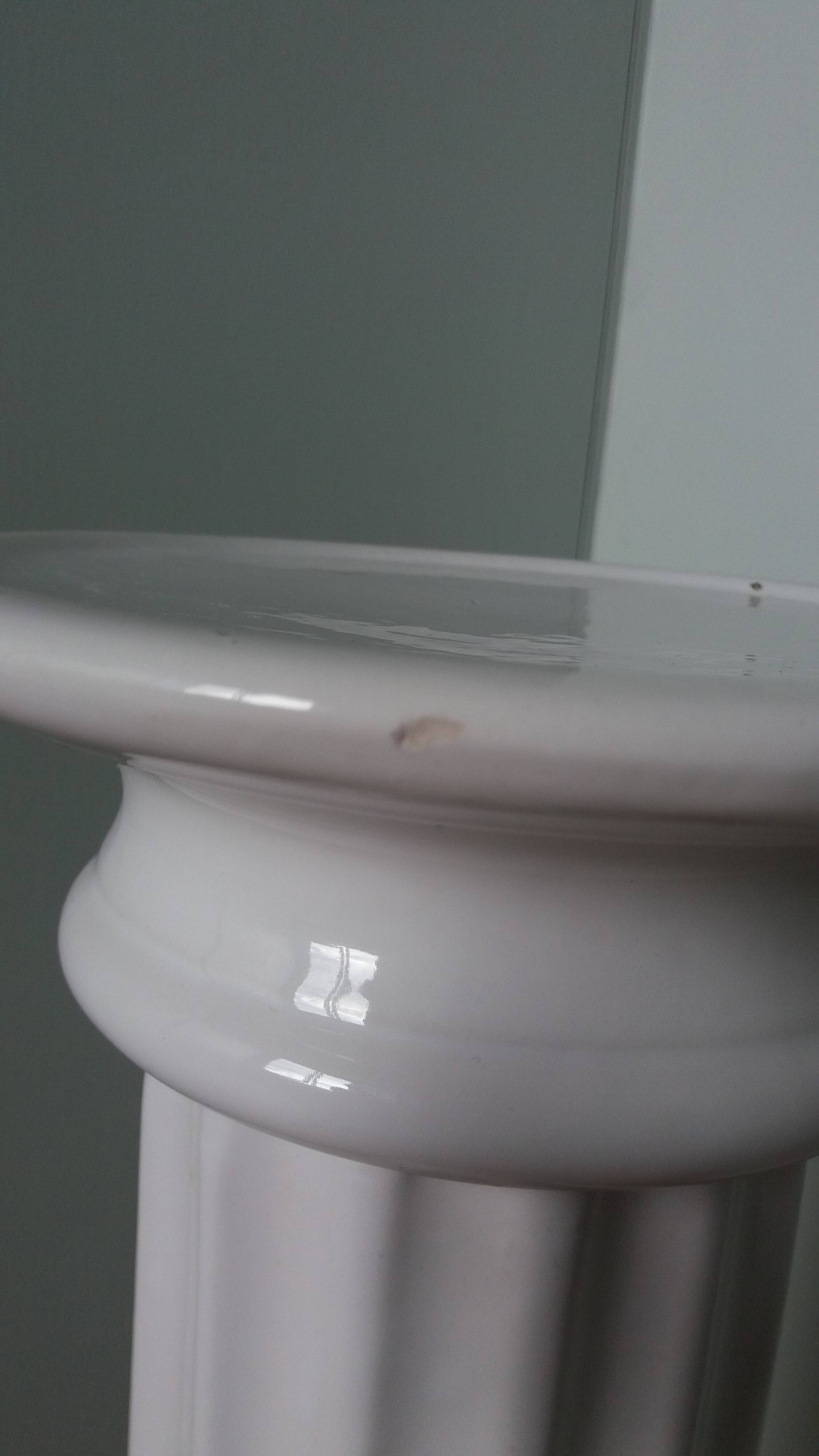 Colonne piedestal 55 cm céramique émaillée
