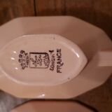 Longwy ceramic pink coffee tea set