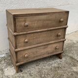 Small Bauhaus vintage chest of drawers from the 1960s.