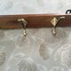 vintage coat rack with 6 hooks