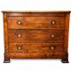 Commode de campagne ancienne en bois massif – XIXᵉ siècle – 3 tiroirs