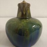 Flamed ceramic pitcher