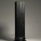 Neoclassical black plaster column