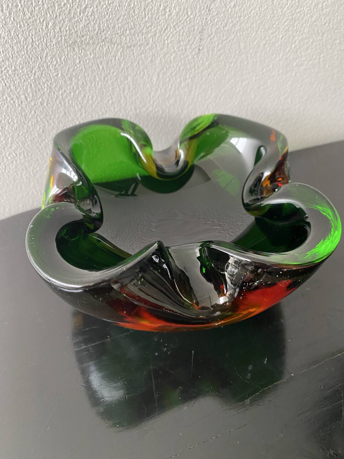 Murano Sommerso Ashtray by Flávio Poli