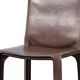 CAB 412 chair by Mario Bellini, Cassina, vintage brown saddle leather.