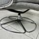 Vintage Gelderland swivel armchair with ottoman Jan des Bouvrie