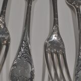 Lot 6 forks Marly Christofle