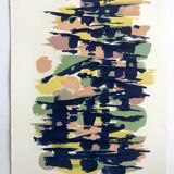 Alfred MANESSIER, The Bridges of Paris, 1978. Original lithograph