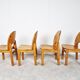 Rainer Daumiller pine wood dining chairs for Hirtshals Savvaerk  1980